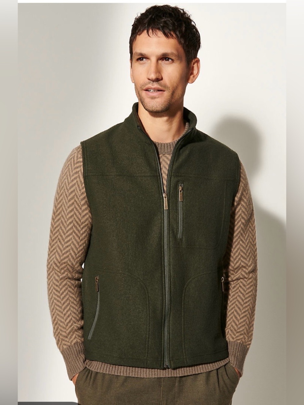 Overland Wool Vest Sz L